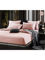 ชุดผ้าปูที่นอน ขนาด 3.5 ฟุต 2 ชิ้น (หน้า B) รุ่น Dovey (707) 700 เส้นด้าย ทวินไซส์ สีโอลด์โรส
