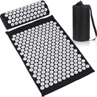 health mat for acupressure yoga mat acupressure and pillow easy to carry