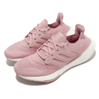 adidas 愛迪達 慢跑鞋 Ultraboost 22 W 女鞋 粉紅 白 緩震 針織 路跑 馬拉松 運動鞋 愛迪達(GX5592)