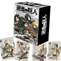 Original Attack on Titan Card For Children Youth Comics Eren Jäger Erwin Smith Ymir Limited Game Collection Cards Kids Gifts