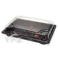 SA01壽司盒(楓葉) (外帶餐盒/水果盒/手捲盒/滷味/沙拉/生魚片/塑膠餐盒)【裕發興包裝】YC091