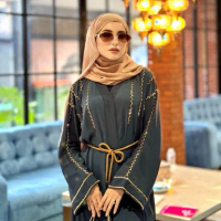 Abaya Gamis 2in1 – Outer Kekinian  Dress Wanita Elegan