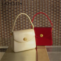 LA FESTIN Original Designer 2024 Fashion Handbag Women Crossbody Shoulder Female Messenger Portable Square Bag Leather Bag
