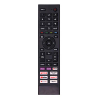 Replacement ERF3A80 New Infrared Remote Control For Hisense 4k UHD TV With Shortcut Buttons - No Setup Required