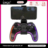 Ipega Bluetooth Gamepad Mobile Control PUBG Game Controller Cell Phone Triggers Wireless Joystick for Android Smartphone