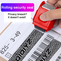 Manual Roller Stamp ID Protection Confidential Guard Information Data Identity Address Blocker Identity Anti-Theft Smear Stamp