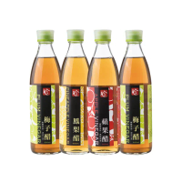 【百家珍】食尚樂活系列4入組(蘋果醋/梅子醋/鳳梨醋)