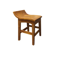【吉迪市柚木家具】柚木造型矮凳 LT-022(椅凳 板凳 洗澡椅 椅子 實木)