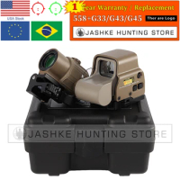 558+G43/G45/G33 Holographic Collimator Sight Red Dot DOptic Sight Reflex with 20mm Rail Mounts for Rifle Hunting Tactics
