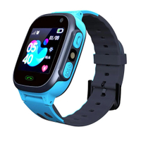 S1 kids smart watch Call smartphone with light touch-screen waterproof watches SIM card silicone soft strap for iOS Android