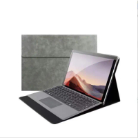 【HH】Microsoft Surface Pro X -13吋 -全包覆防摔平板皮套系列-太空灰(HPC-MSLCMSPX-TG)
