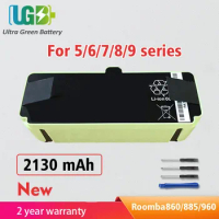 UGB New Roomba780 880 860 Battery For iRobot Roomba sweeping robot 527 510 520 770 780 790 885 960 980 690 lithium battery