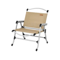 High quality outdoor folding kermit camping chair portable lightweight aluminum frame chair with handle armrest pockect