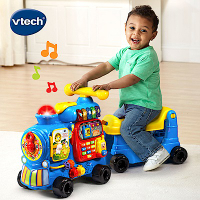 【Vtech】4合1智慧積木學習車-藍