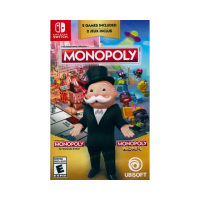 【Nintendo 任天堂】NS Switch 地產大亨瘋樂中文版+地產大亨一代英文版 Monopoly Madness(中英文美版)