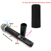 1PC Black Microphone Battery Tail Cup Cover for BLX Wireless Microphone System Accessories 8.7*3.6cm