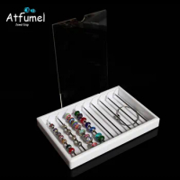 Acrylic Charms Beads Storage Box Bracelet Jewellery Organizer Holder DIY Findings Display Case Trollbeads Tray