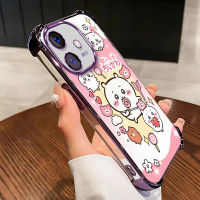 Sarung Telefon, Sarung Lembut, Reka Bentuk Chiikawa, Bahan TPU, Lutsinar, Elektronik Saduran, Beg Ud