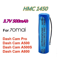 HMC1450 3.7V 70mai Battery Lithium Battery 500mah Hmc1450 Dash Cam Pro Car Video Recorder Replacement DVR Accessories Pilas