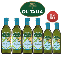 【Olitalia 奧利塔】玄米油750mlx4瓶(+500mlx2瓶-禮盒組)