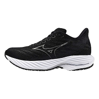 Mizuno Wave Rider 28 Sw [J1GD240622] 女 慢跑鞋 運動 超寬楦 支撐 緩衝 黑 白