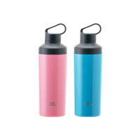 【CookPower 鍋寶】超真空陶瓷運動隨行瓶550ml(兩色任選)