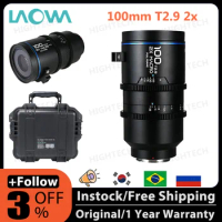 Venus Optics Laowa 100mm T2.9 Full Frame Macro Zoom Lens 2x MACRO 2:1 APO CINE for Canon RF Canon EF Sony E L Mount