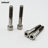 Jntitanti Gr5 titanium hex socket head screw bolt M8x1.25x15-50mm