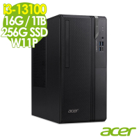 Acer 宏碁 Veriton VS2715G 商用電腦 (i3-13100/16G/1TB+256G SSD/W11P)