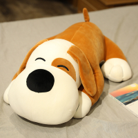 LZD  ของเล่นยัดนุ่นสำหรับสุนัขตัวใหญ่ตุ๊กตาสุนัขตัวใหญ่ตุ๊กตาเด็กผู้หญิงหมอนนอนบนเตียงนุ่มสุดๆ