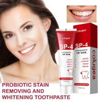 100g SP-4 Probiotic Whitening Shark Toothpaste Teeth Toothpaste Care Breath Fresh Toothpaste Prevents Oral Whitening J7X1