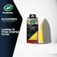 Turtle Wax Leather N Vinyl Car Interior Scrub Spons Anti Baret Mobil