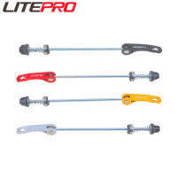 Litepro Folding Bicycles Wheels Skewers Aluminum Alloy Quick Release Lever MTB Mountain Bike Wheelset QR Rod