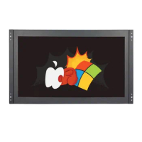 Factory price 21.5 inch super thin lcd monitor/tv screen for security use