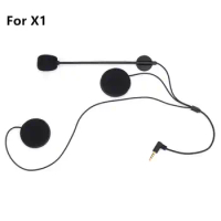 Speaker Accessories Plug Earphone Stereo Suit for GEARELEC X1 X5 Shark Pro Motorcycle Intercom Inter