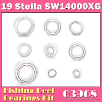 Fishing Reel Stainless Steel Ball Bearings Kit For Shimano 19 Stella SW14000XG 14000PG 03968 04128 Spinning Reels Bearing Kits