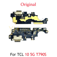 Original For TCL 10 5G T790S USB Charging Dock Connector Port Board Flex Cable Repair Parts