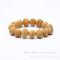 Peach Pit Beads Bracelet Men's Hand Bead Beads Play Text Bodhi Walnut Seed Bodhi Seed