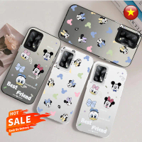 Compatible for OPPO A74 A95 4G F19/F19S,Reno 6 Lite IMD A matt hard-shell phone case featuring a Mic