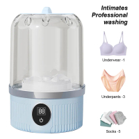 Underwear Washer with Laundry Cup Automatic Laundry Cup Rechargeable Portable Washing Machine for Tr