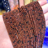 Wholesale 2024 New Natural Stone Amethyst Malachite Garnet Round Loose Mini Beads DIY Couple Bracelet Necklace Lucky Jewelry