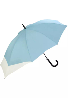 WPC 外出‧雨具‧情侶搭配‧背囊保護‧日本‧UX系列雙人用長雨傘 - 藍/米白