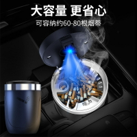 煙灰缸 車載煙灰缸帶蓋不銹鋼不掉灰神器車內汽車內飾用品實用￥-快速出貨