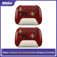 8BitDo Ultimate Bluetooth Controller - F40 Limited Edition Wireless Gamepad for PC,Windows 10,11,Steam and Nintendo Switch