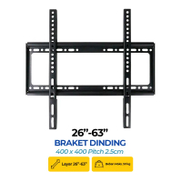 Bracket dudukan tv LED dinding Flat panel tv wall mount 26 29 32 40 43 46 55 63 inch