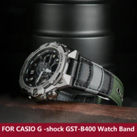Canvas Watch Strap For CASIO GST-B400/GST-B200/GA2100 Convex Nylon Watch Band Outdoor Sport Breathable Waterproof Bracelet Men