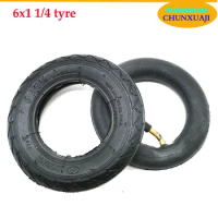6x1 1/4 wheel tyre inner tube fits many gas electric scooters and e-Bike 6 inch A-Folding Bike Inflation Wheel tire 6*1.25