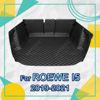 Auto Full Coverage Trunk Mat For Roewe i5 2019-2021 20 Car Boot Cover Pad Cargo Liner Interior Protector Accessories