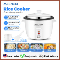 【READY STOCK】MEEVIDA Small Electric Rice  06L 1L 18L for Home Dapur Mini  Nasi Bubur Soup Steamer Co