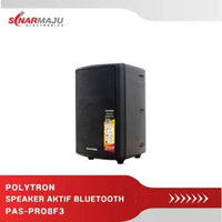 SPEAKER AKTIF POLYTRON BLUETOOTH PAS-PRO8F3